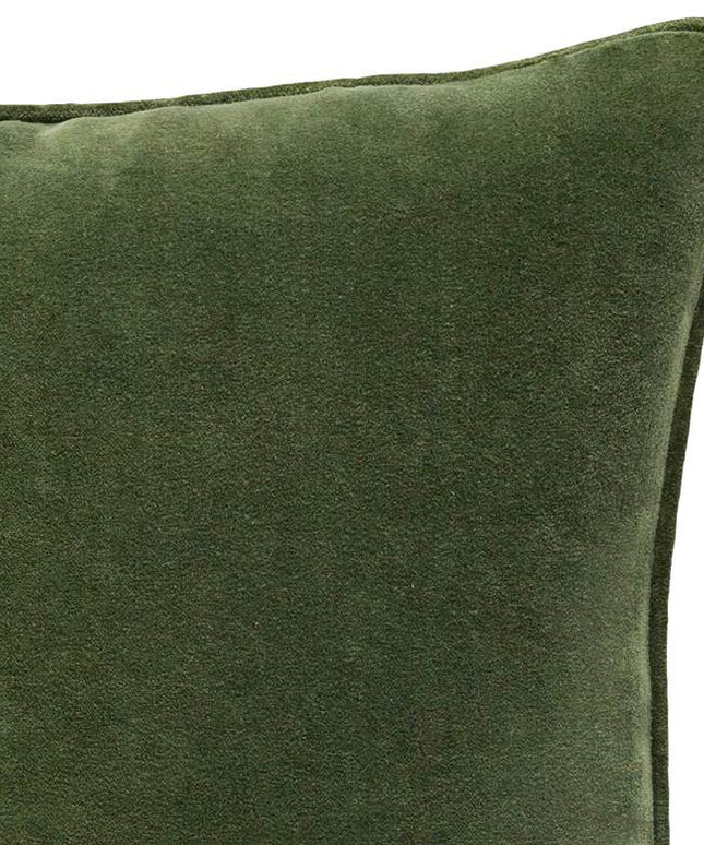 Surya Safflower Grass Green 20" Square Decorative Pillow Vision