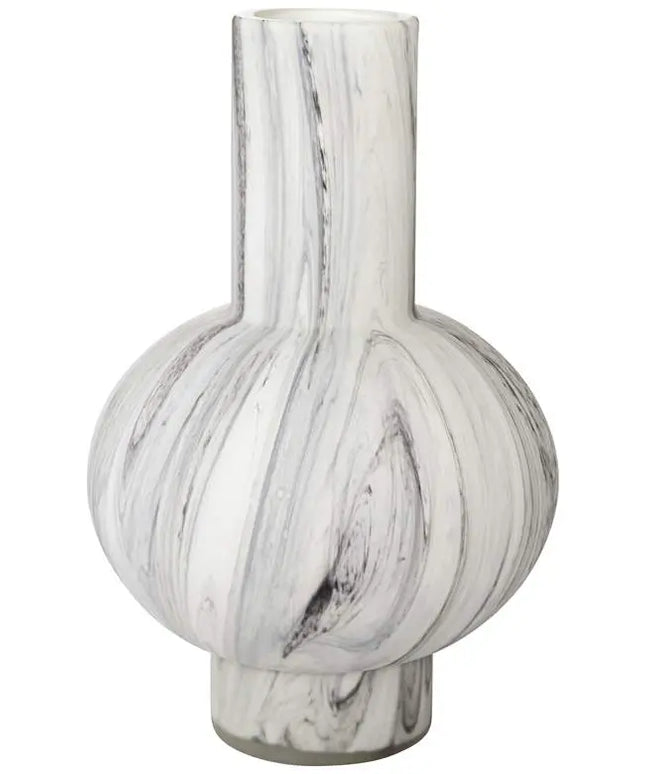 Taos Matte Black & White 11 3/4"H Decorative Vase Studio 55D