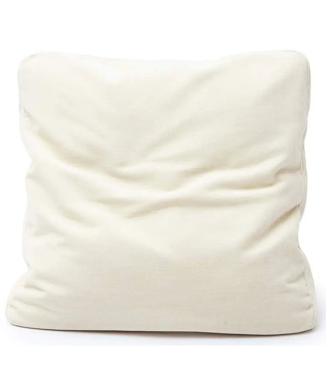 Tipsy Cream Fabric 24" Square Floppy Pillow Vision