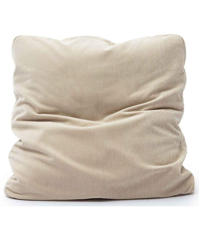 Tipsy Taupe Fabric 20" Square Floppy Pillow Vision