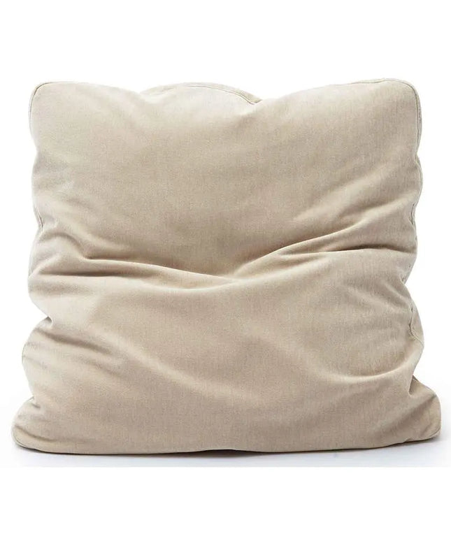 Tipsy Taupe Fabric 24" Square Floppy Pillow Vision