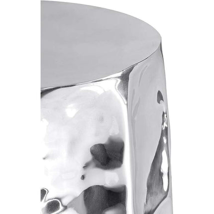 TOV Forma 15 1/4" Wide Modern Polished Chrome Side Table