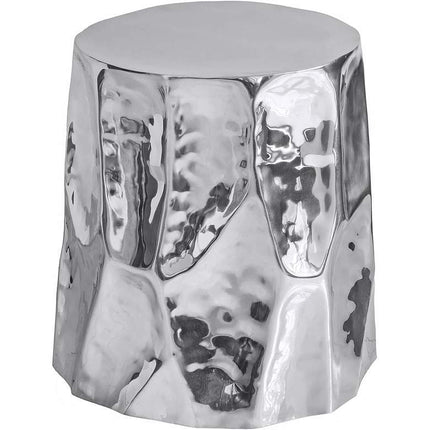 TOV Forma 15 1/4" Wide Modern Polished Chrome Side Table