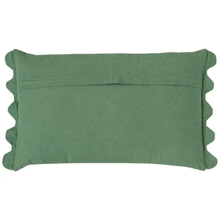 TOV Portia 20" x 12" Aqua Embroidered Floral Accent Cushion Vision