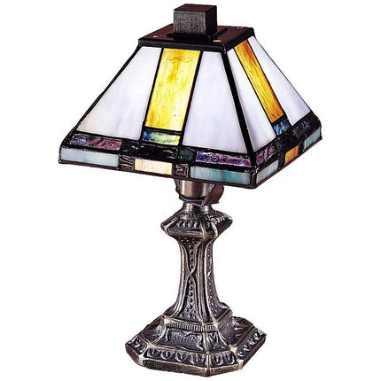 Tranquility Mission 11" High Style Dale Tiffany Accent Lamp Dale Tiffany
