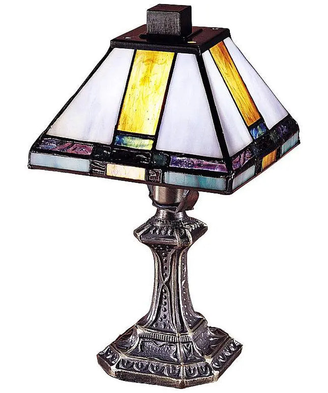 Tranquility Mission 11" High Style Dale Tiffany Accent Lamp Dale Tiffany