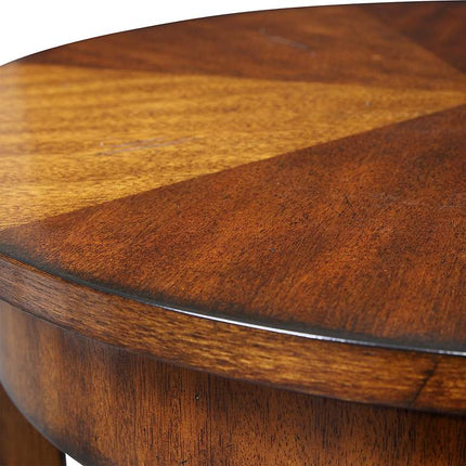 Uttermost Carmel Distressed Veneer Lamp Table