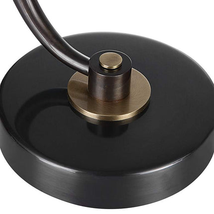 Uttermost Fawn 12" Wide Dark Bronze Metal Round Drink Table