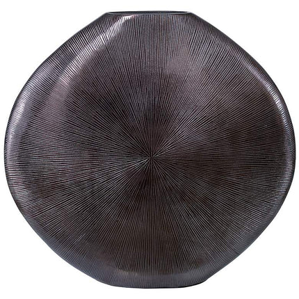 Uttermost Gretchen 23" Wide Black Nickel Metal Vase Uttermost