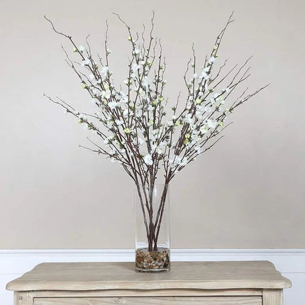Uttermost Quince Blossoms Silk 36" High Faux Flower in Vase Uttermost