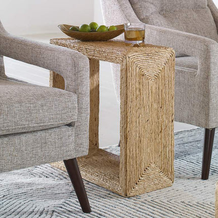 Uttermost Rora 22" Wide Banana Plant Square Accent Table