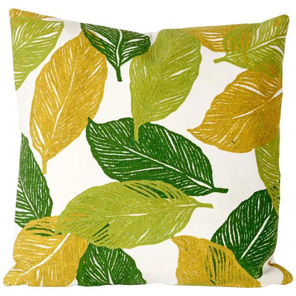 Visions I Mystic Leaf Green 20" Square Indoor-Outdoor Pillow Vision