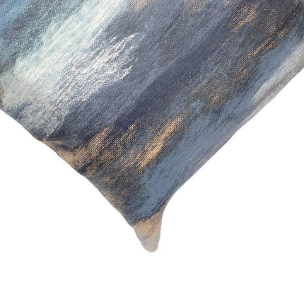 Visions I Vista Aqua Brown 20" x 12" Indoor-Outdoor Pillow Vision