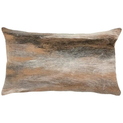 Visions I Vista Beige 20" x 12" Indoor-Outdoor Throw Pillow Vision