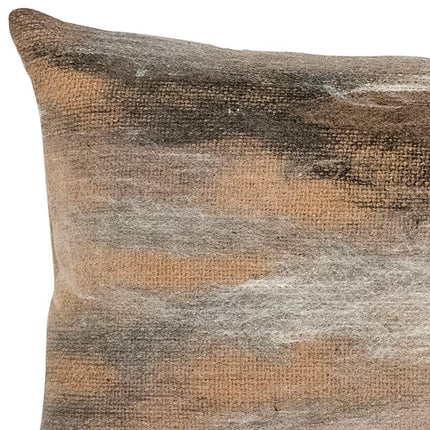 Visions I Vista Beige 20" x 12" Indoor-Outdoor Throw Pillow Vision