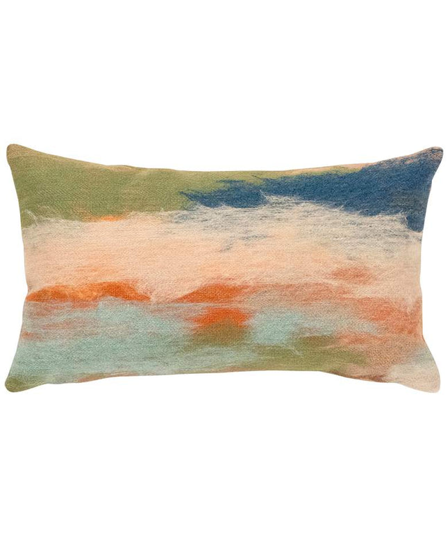 Visions I Vista Multi-Color 20" x 12" Indoor-Outdoor Pillow Vision