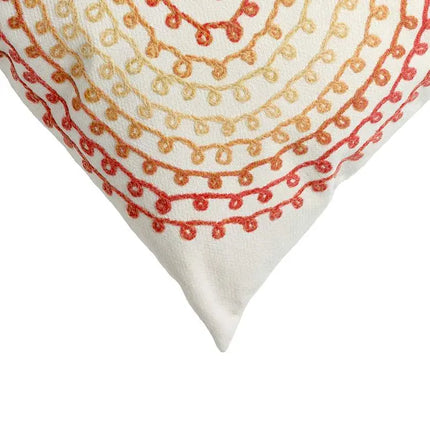 Visions II Ombre Threads Cream Red 20" x 12" Throw Pillow Vision