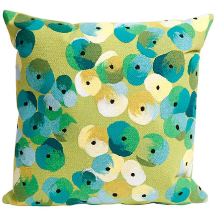 Visions II Pansy Lime 20" Square Indoor-Outdoor Pillow Vision