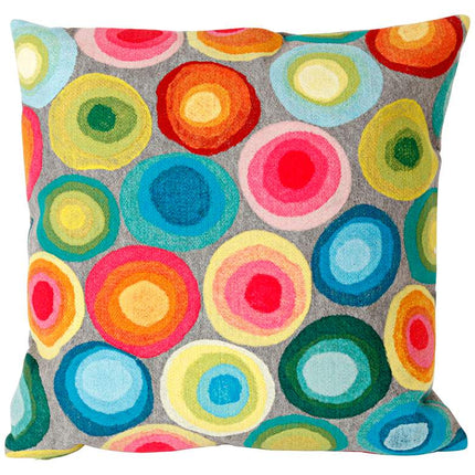 Visions II Puddle Dot 20" Square Indoor-Outdoor Pillow Vision