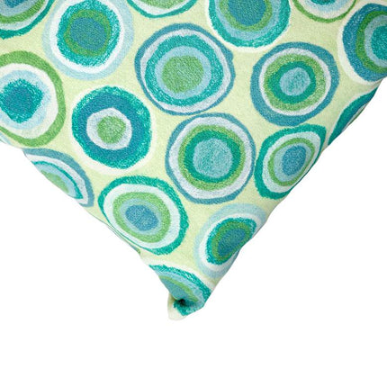 Visions II Puddle Dot Spa 20" Square Indoor-Outdoor Pillow Vision