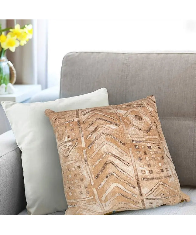 Visions III Bambara Beige 20" Square Indoor-Outdoor Pillow Vision