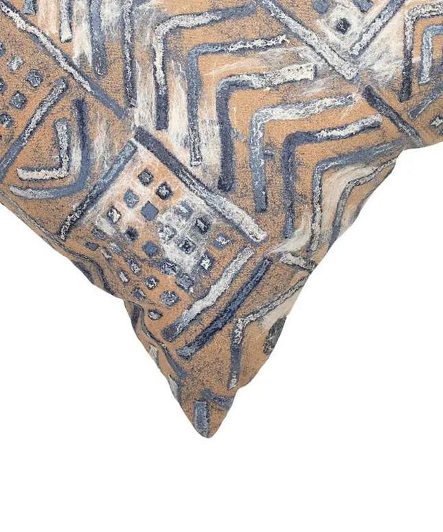 Visions III Bambara Indigo 20" Square Indoor-Outdoor Pillow Vision