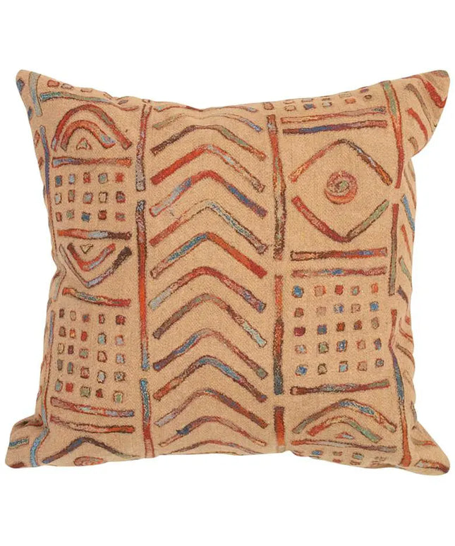 Visions III Bambara Multi 20" Square Indoor-Outdoor Pillow Vision