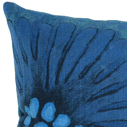 Visions III Cirque Blue 20" x 12" Indoor-Outdoor Pillow Vision