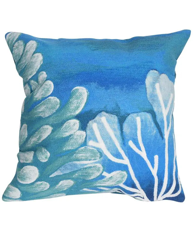 Visions III Reef Blue 20" Square Indoor-Outdoor Pillow Vision