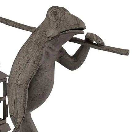 Walking Frog Lantern 17 1/2" High Verdigris Outdoor Statue Quoizel