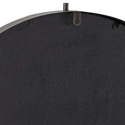 York 23.5" Round Matte Wood Antique Bronze Battery Powered Wall Clock Clock