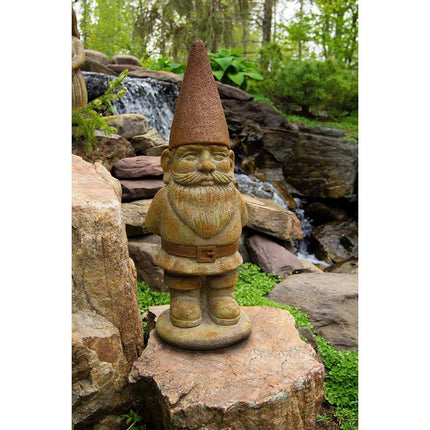Ziggy the Gnome 29" High Relic Hi-Tone Outdoor Statue